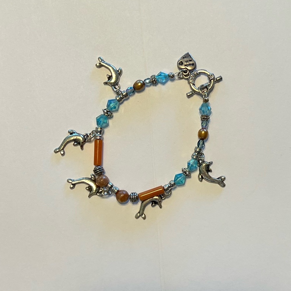 Dolphin beaded bracelet